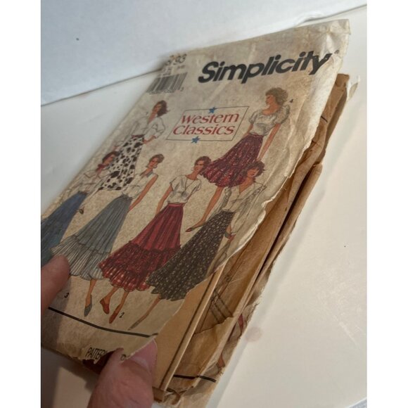 Simplicity Western Classics Skirts Sewing Pattern 8193 Westerncore 1992 - Picture 7 of 8